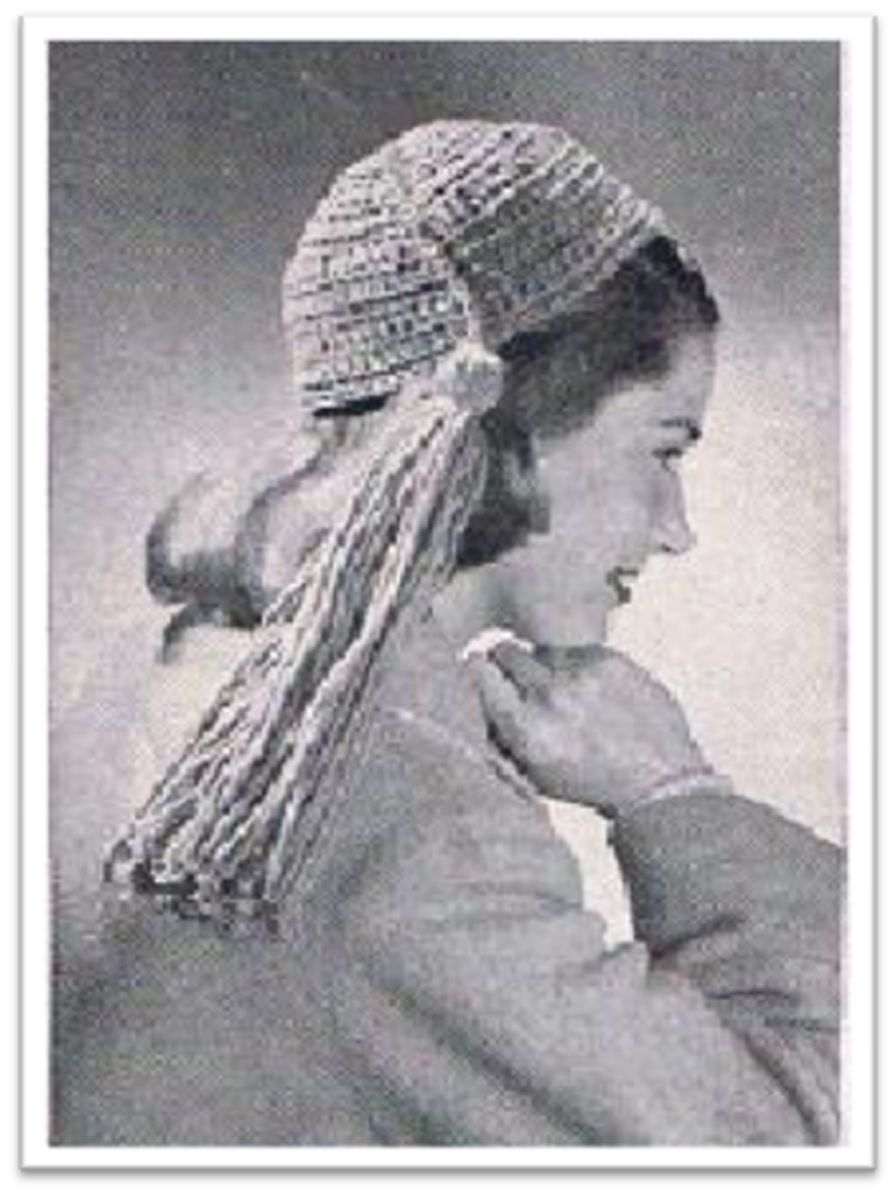 PATTERN #1556 RUG YARN CALOT VINTAGE CROCHET