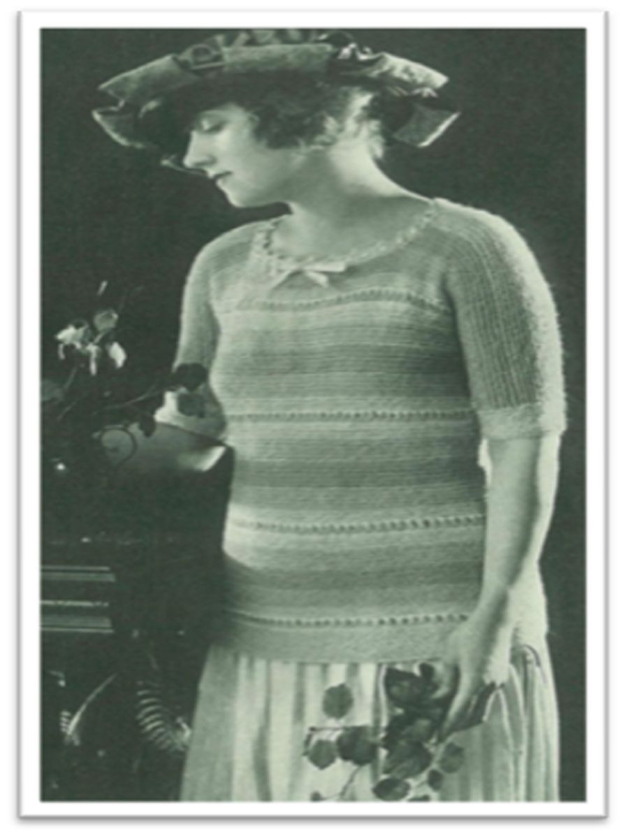 PATTERN #1579 FLOSS SLIPOVER VINTAGE KNITTING