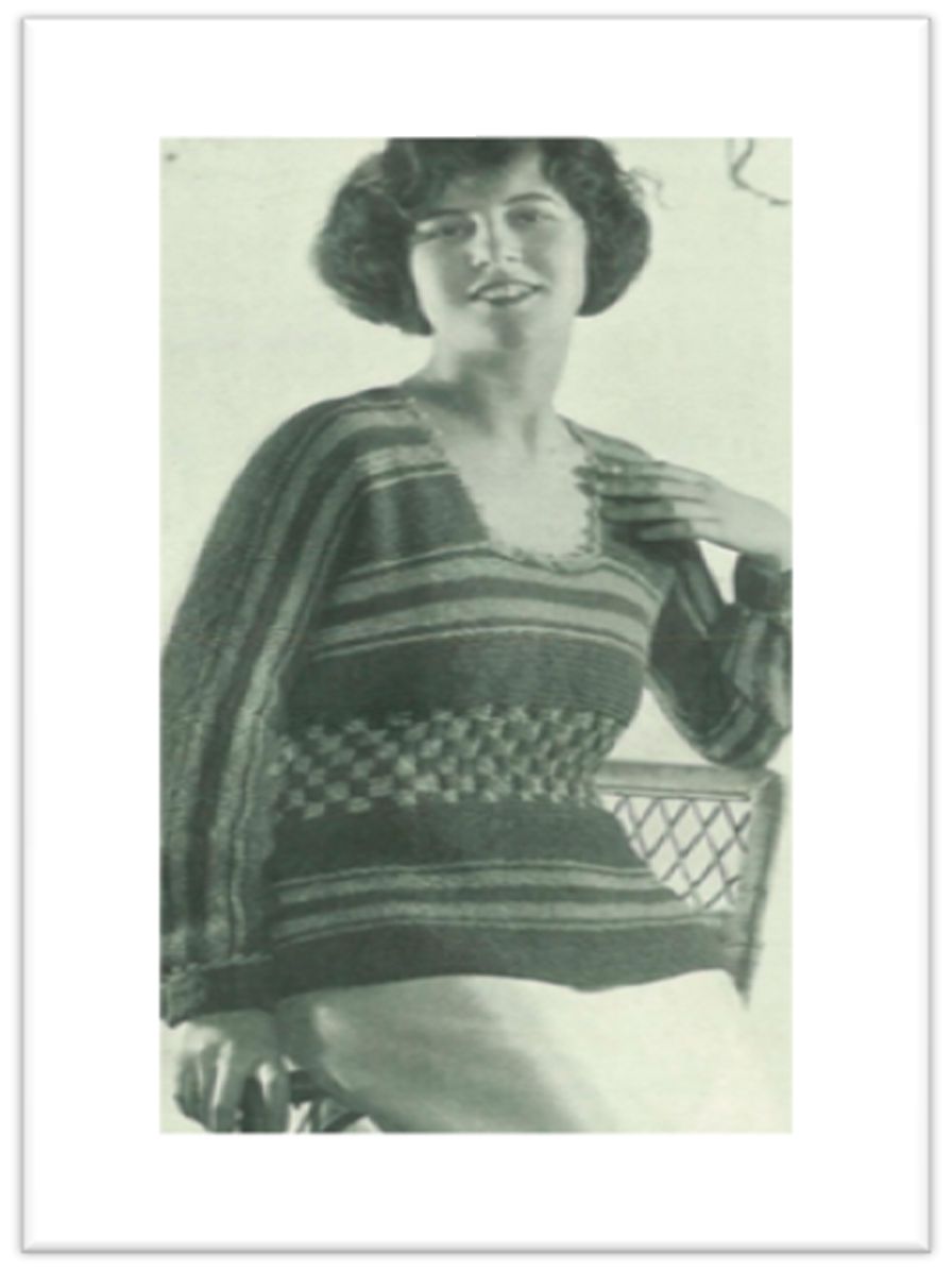 PATTERN #1583 ICELAND SLIPOVER VINTAGE KNITTING