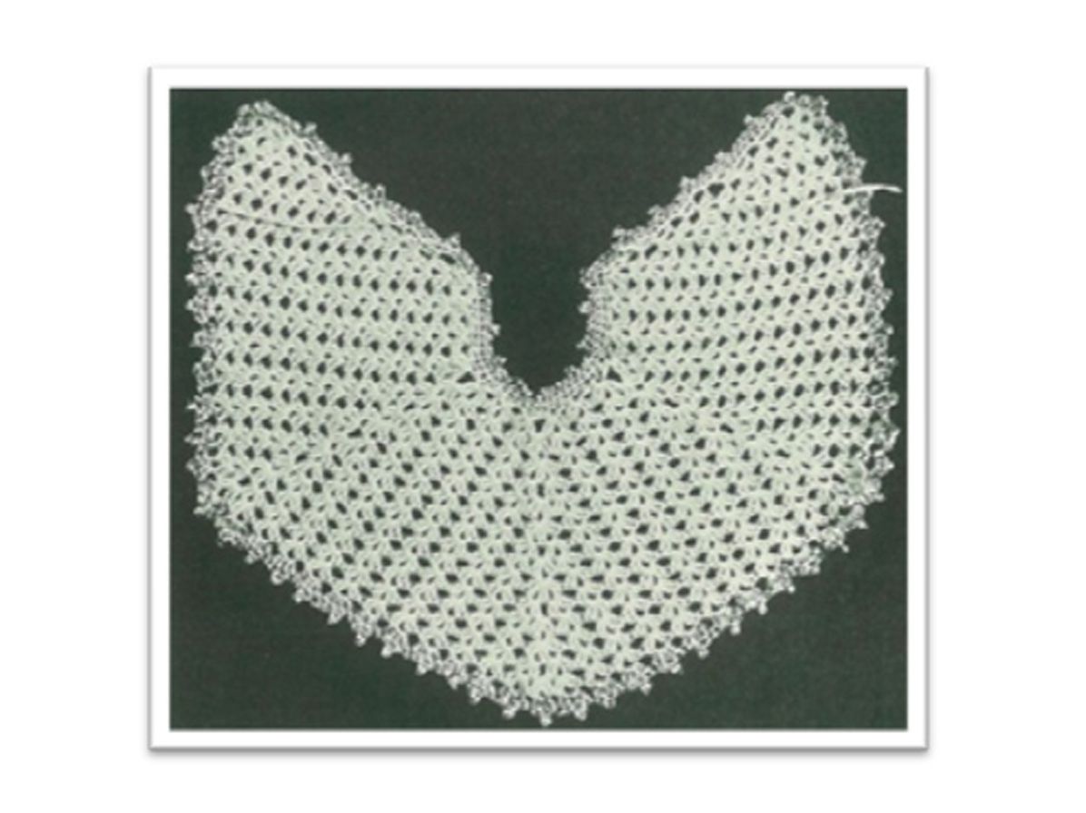 PATTERN #1600 INFANT CAPE VINTAGE CROCHET