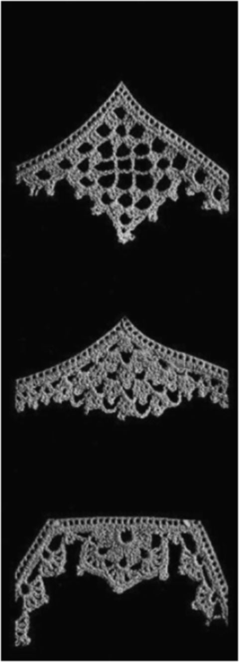 PATTERN #1923 CROCHETED CORNERS VINTAGE CROCHET