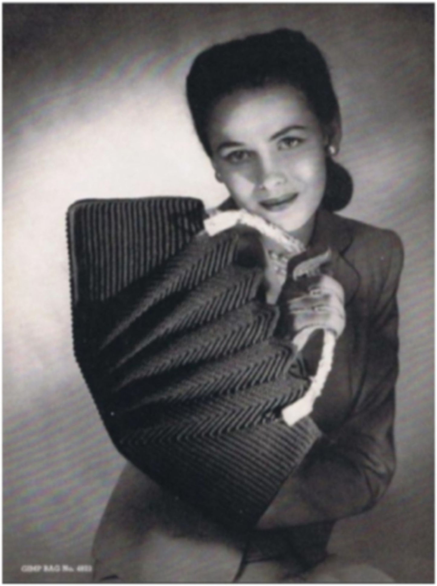 PATTERN #1924 GIMP BAG VINTAGE CROCHET