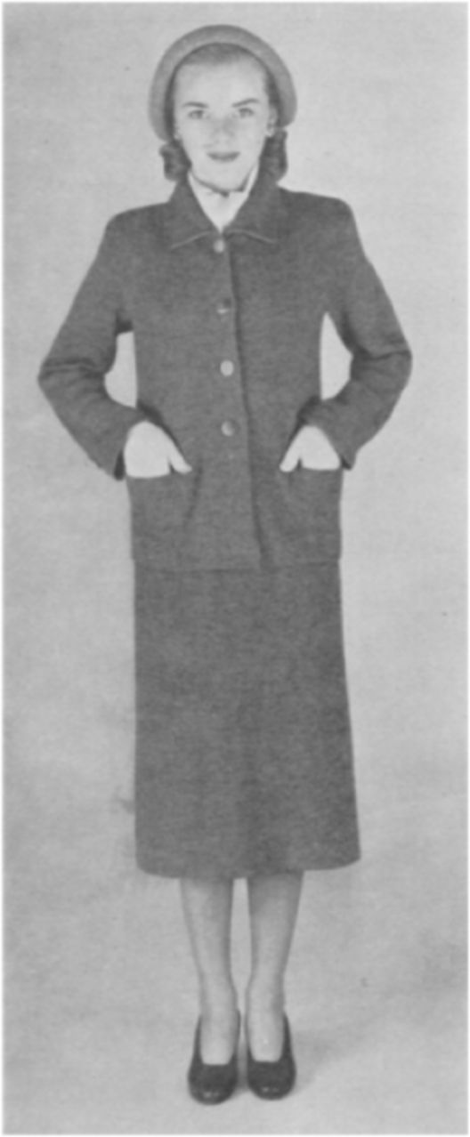 PATTERN #1932 BOX JACKET, SKIRT VINTAGE KNITTING