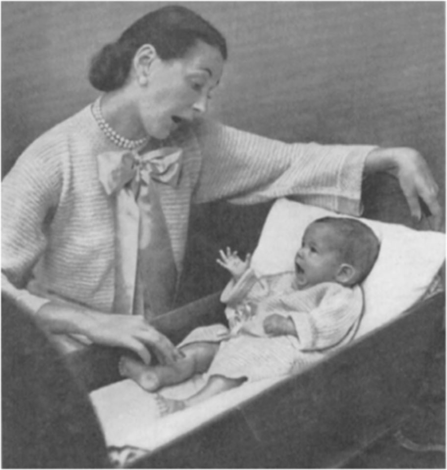 PATTERN #1968 MOTHER AND CHILD VINTAGE KNITTING