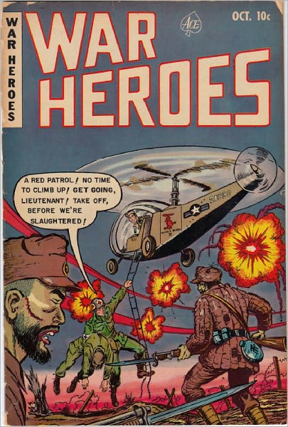 War Heroes Number 4 War Comic Book