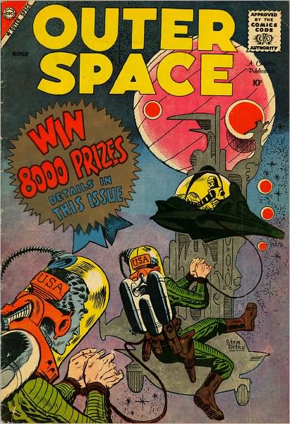 Outer Space Number 21 Science Fiction Comic Book