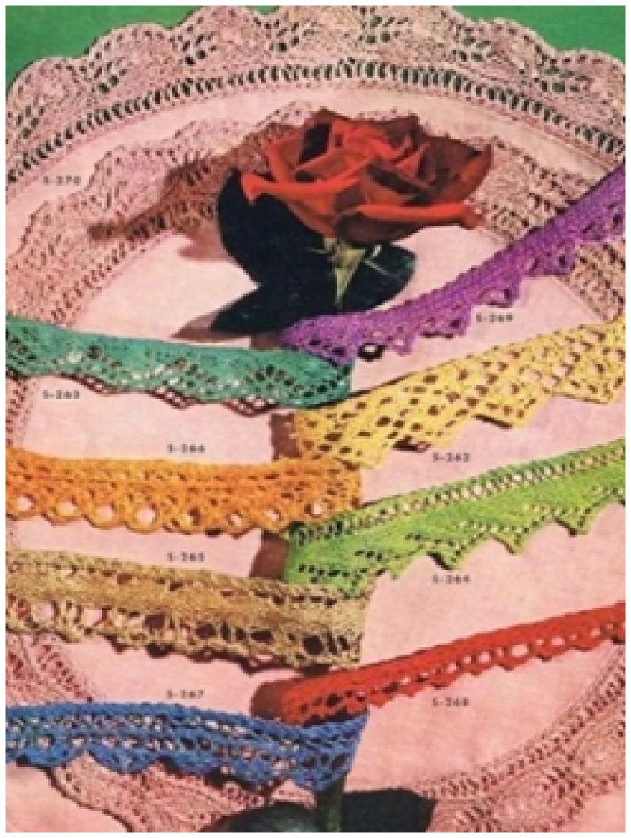 PATTERN #0485 EDGINGS VINTAGE KNITTING