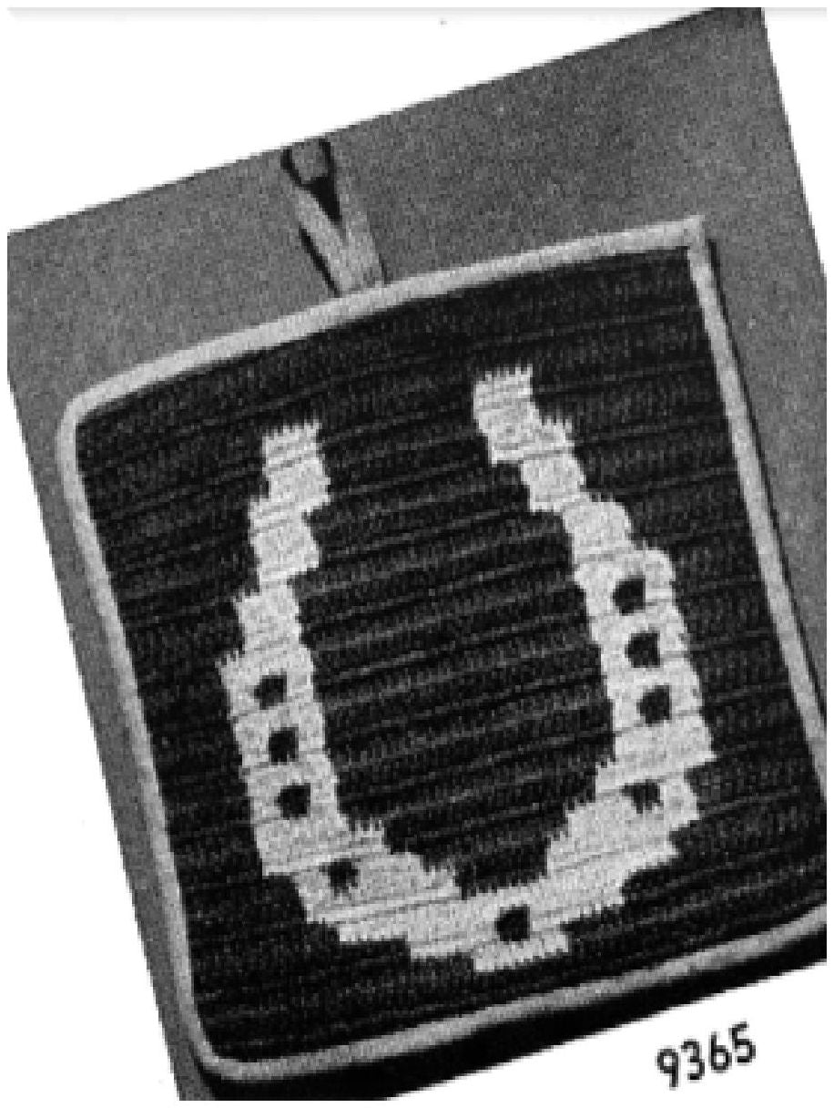 PATTERN #0490 LUCKY HORSESHOE VINTAGE CROCHET