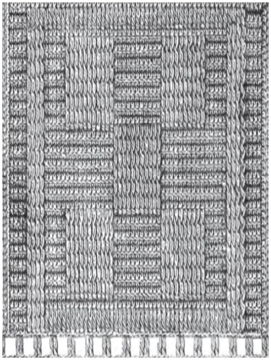 PATTERN #0492 SQUARE FOR BEDSPREAD VINTAGE CROCHET