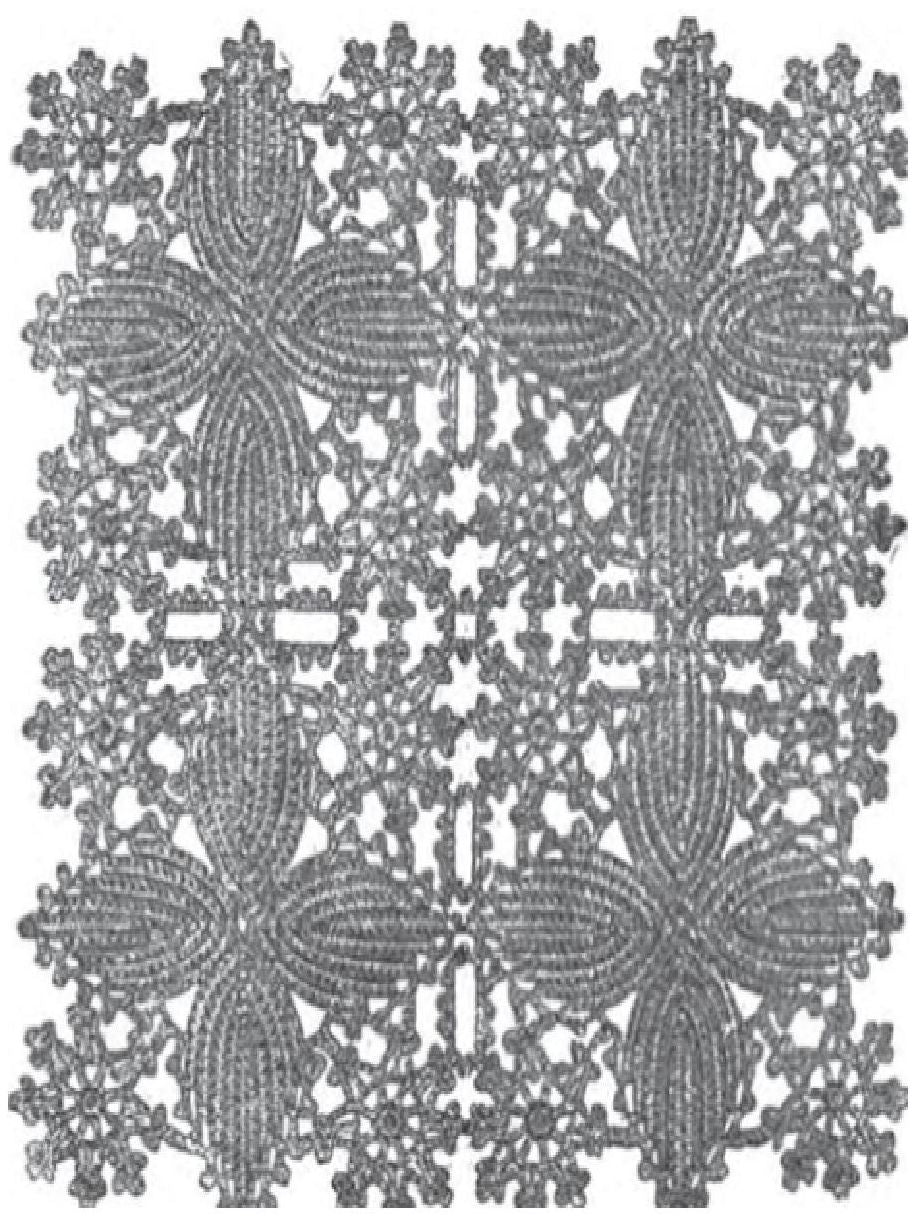 PATTERN #0494 BEDSPREAD VINTAGE CROCHET