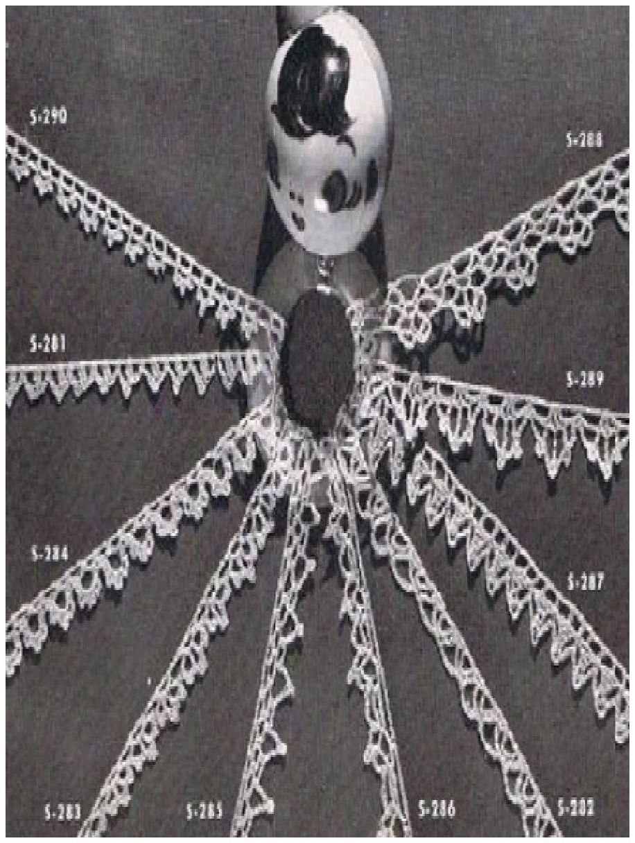 PATTERN #0496 EDGINGS VINTAGE CROCHET