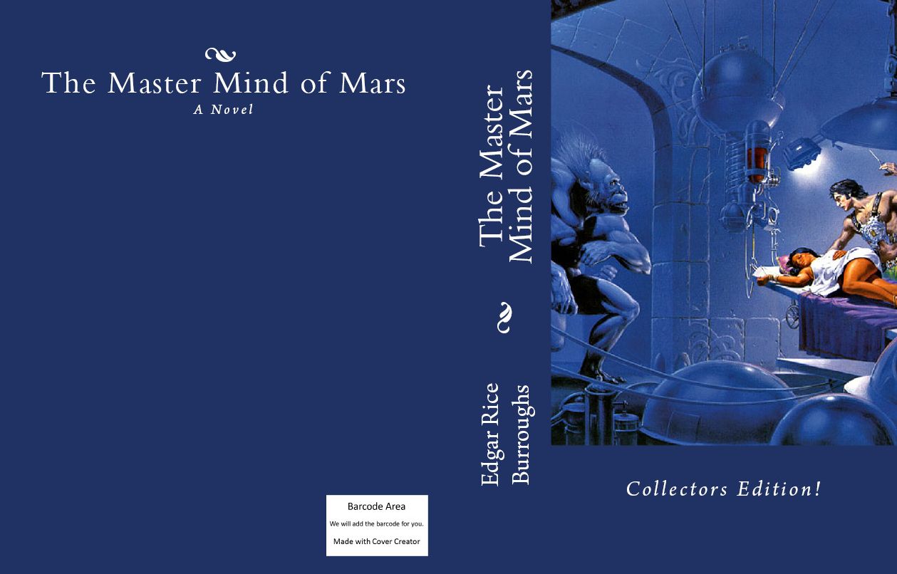 Historical Fiction: 99 Cent The Master Mind of Mars ( novel, fiction, romance, introduction, proposal, story, tale, narrative, fable, legend )