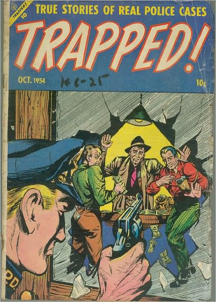 Trapped Number 1 Crime Comic Book