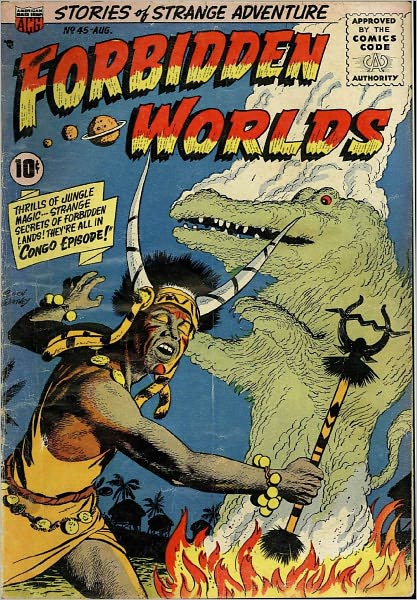 Forbidden Worlds Number 45 Horror Comic Book