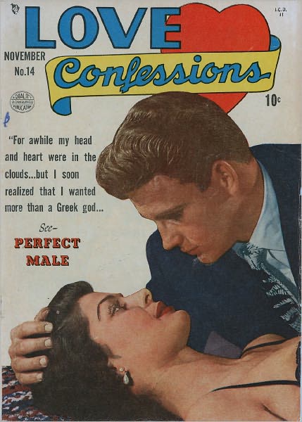 Love Confessions Number 14 Love Comic Book