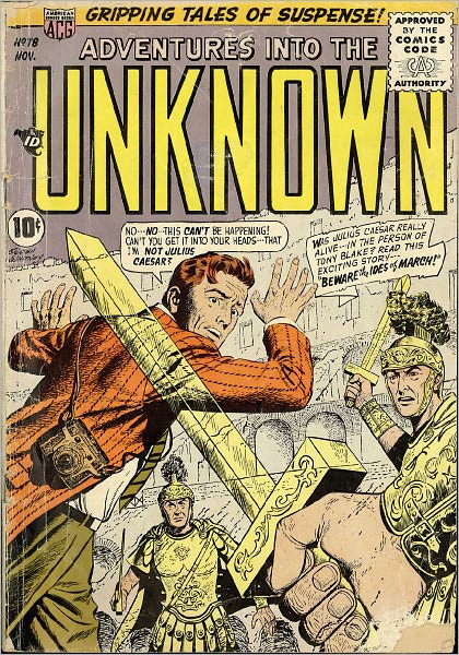 Adventures into the Unknown Number 78 Horror Comic Book