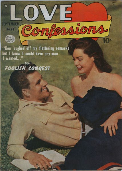 Love Confessions Number 23 Love Comic Book