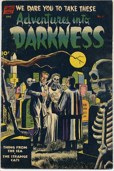 Adventures Into Darkness 6 Horror Comic Book
