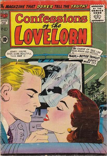Confessions of the Lovelorn Number 102 Love Comic Book