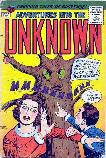 Adventures into the Unknown Number 105 Horror Comic Book