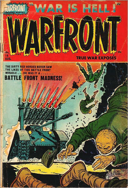Warfront Number 16 War Comic Book