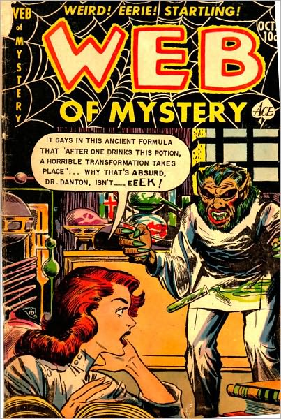 Web of Mystery Number 14 Horror Comic Book