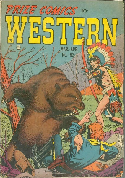 Prize Comics Western Number 92 Western Comic Book