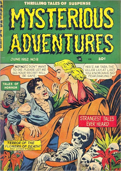 Mysterious Adventures Number 8 Horror Comic Book