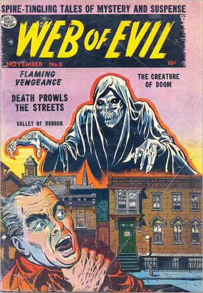Web Of Evil Number 8 Horror Comic Book