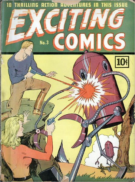 Exciting Comics Number 3 Action Comic Book