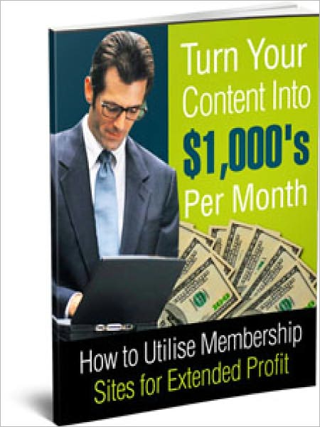 Turn Your Content Into Monthly Income - Make Money Online With Information Marketing