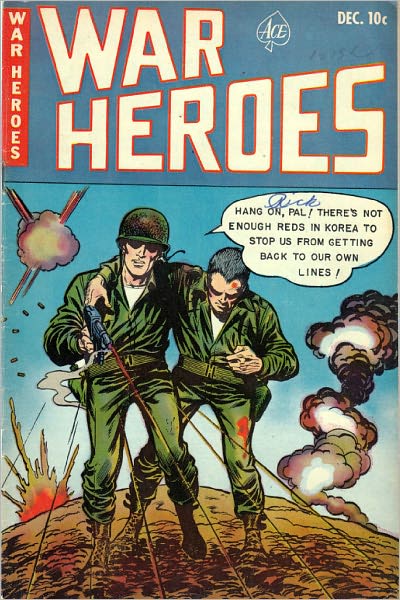 War Heroes Number 6 War Comic Book