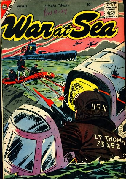 War at Sea Number 28 War Comic Book