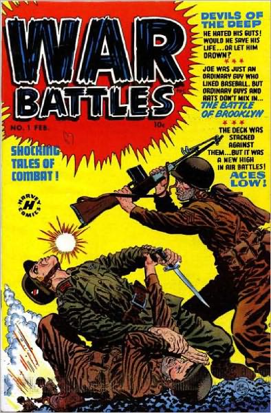 War Battles Number 1 War Comic Book