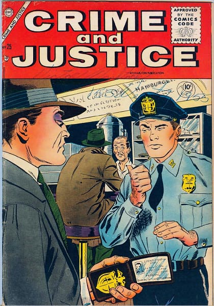 Crime and Justice Number 25 Crime Comic Book