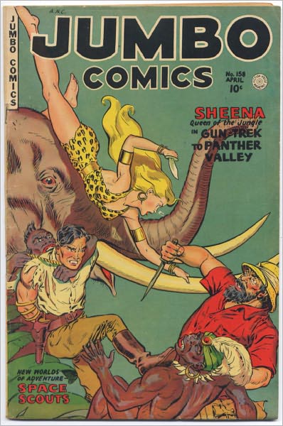 Jumbo Comics Number 158 Action Comic Book