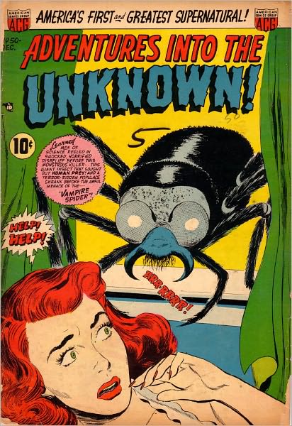 Adventures into the Unknown Number 50 Horror Comic Book