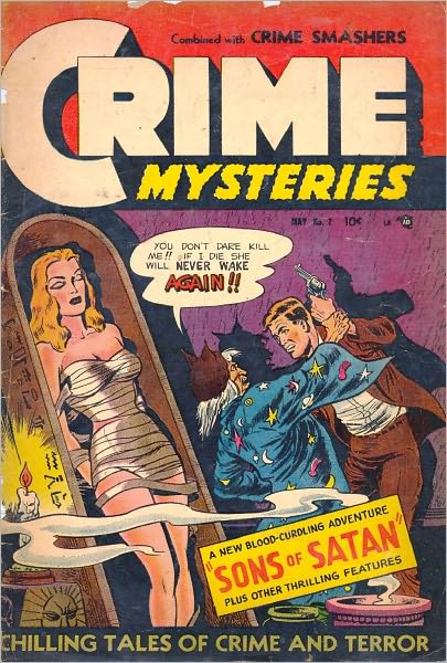 Crime Mysteries Number 7 Crime Comic Book