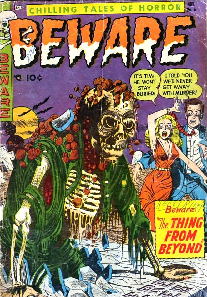 Beware Number 6 Horror Comic Book