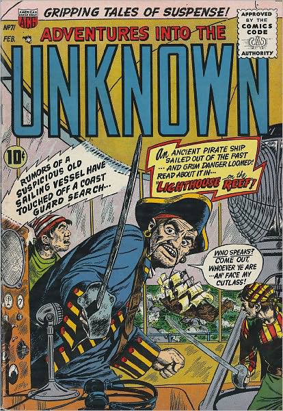 Adventures into the Unknown Number 71 Horror Comic Book