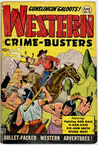 Western Crime Busters Number 5 Western Comic Book
