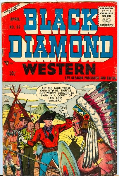 Black Diamond Western Number 55 Western Comic Book