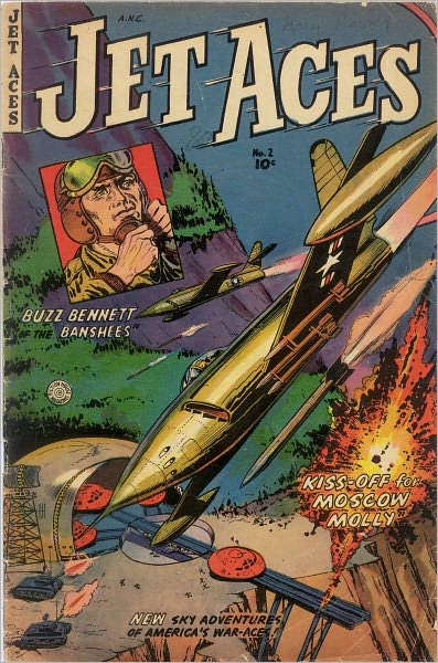 Jet Aces Number 2 War Comic Book