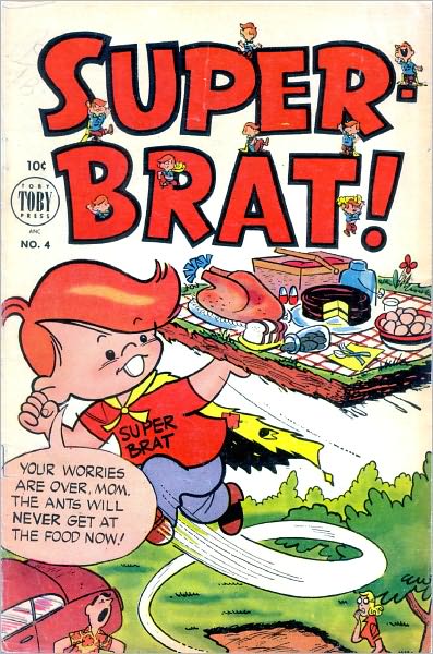 Super Brat Number 4 Funny Comic Book