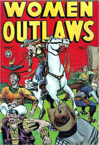Women Outlaws Number 3 Crime Comic Book
