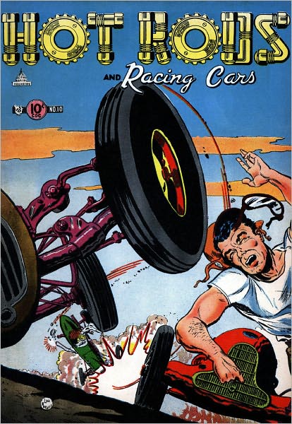 Hot Rods and Racing Cars Number 10 Car Comic Book