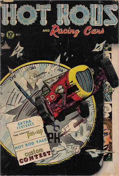 Hot Rods and Racing Cars Number 11 Car Comic Book