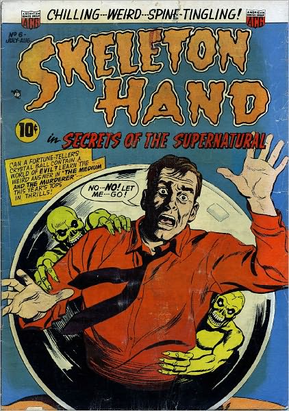 Skeleton Hand Number 6 Horror Comic Book