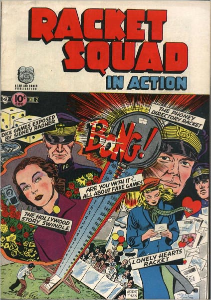 Racket Squad Number 2 Crime Comic Book