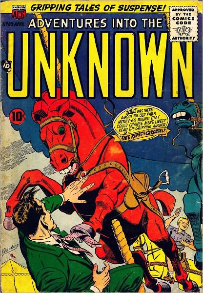Adventures into the Unknown Number 83 Horror Comic Book